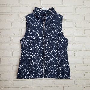 Tommy Hilfiger Polka Dot Puffer Vest Small